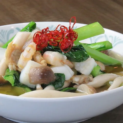 ボリューム満点の料理！